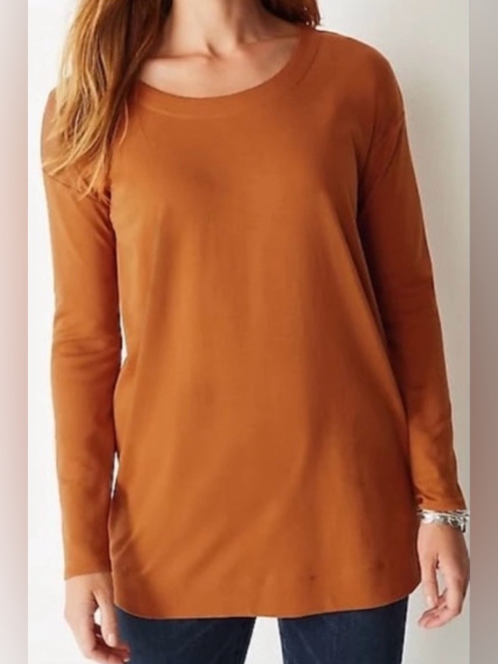 J.Jill Supima Cotton Scoop Neck Tunic L Tall